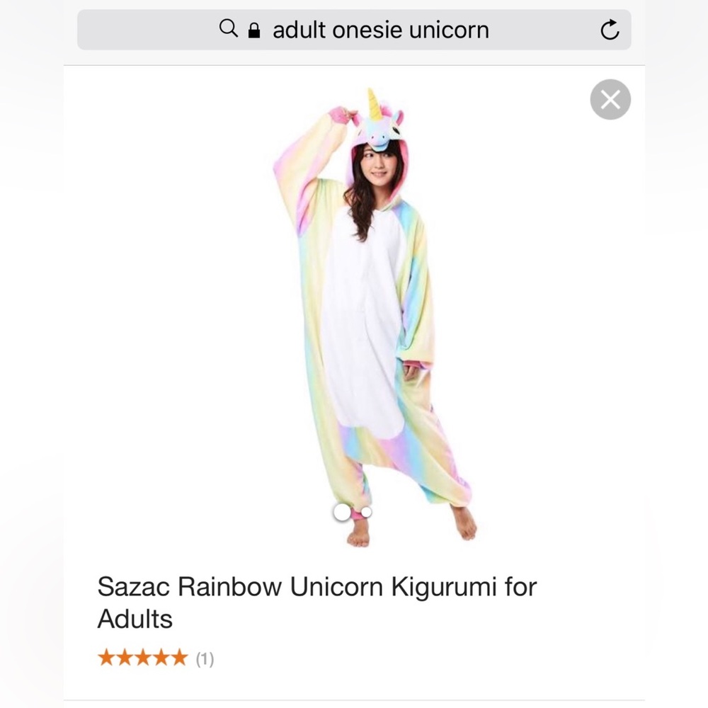 COPY - Adult Unicorn Onesie